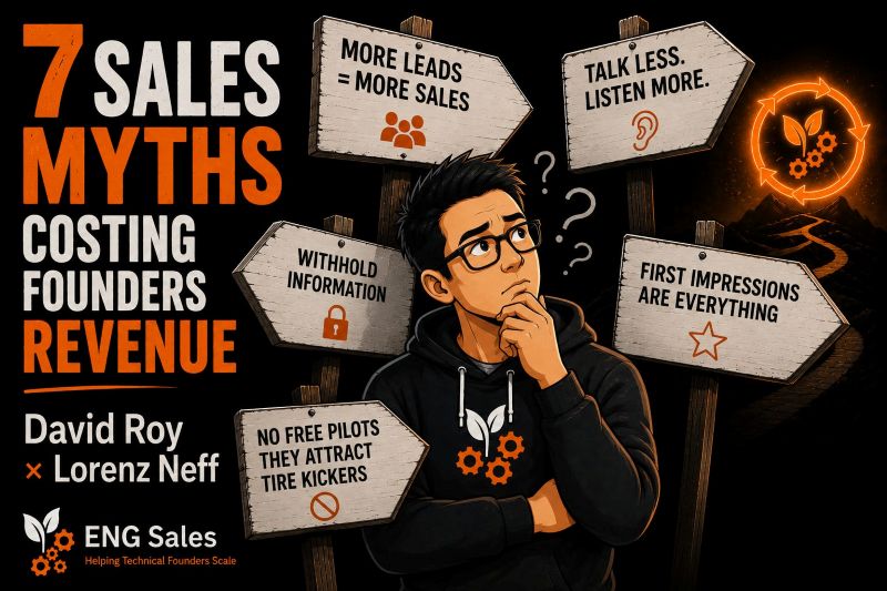 7 Sales Myths Costing Founders Real Revenue